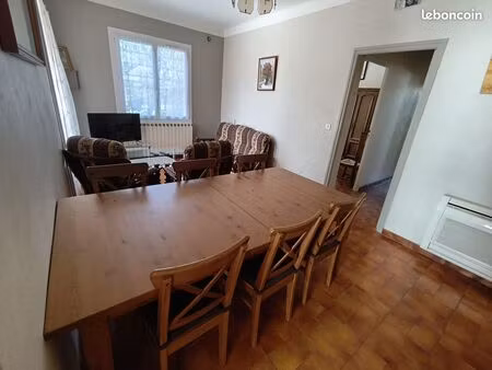 meublé tout confort  80 m²  t3  2 chambres à lézan  aux portes d'anduze