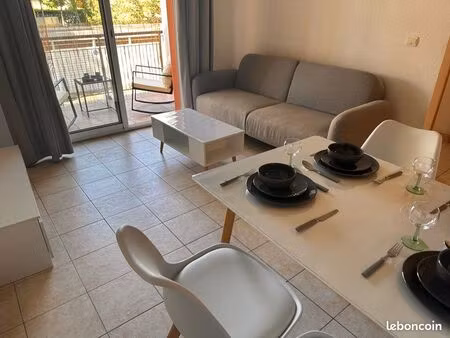 t2 meublé 39m² - béziers - résidence sécurisée