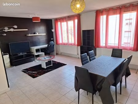 appartement t3 entièrement meublé de 66 m² idéal étudiants  possibilité de colocation