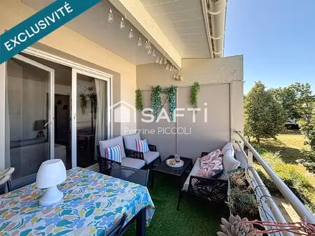 appartement t2 avec terrasse  piscine  et résidence sécurisée - proche bordeaux