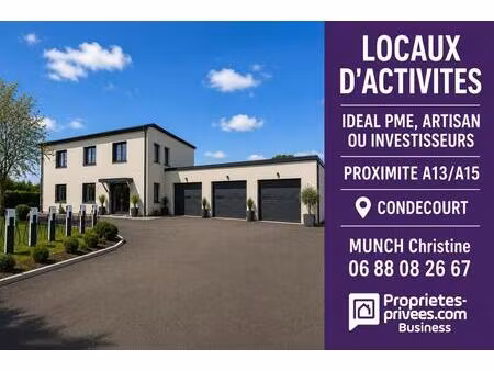 condecourt - ensemble immobilier ideal pme  artisan ou investisseur