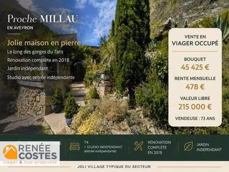 viager occupé - f73 ans - millau (12100)