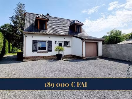 maison individuelle avec grand jardin arboré à lumbres 62380