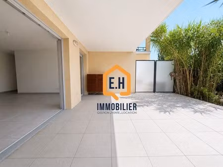 t3 rez de jardin avec garage en résidence récente de standing