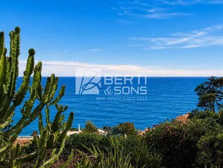 co-exclusivite - vue mer panoramique-superbe appartement villa avec jardin