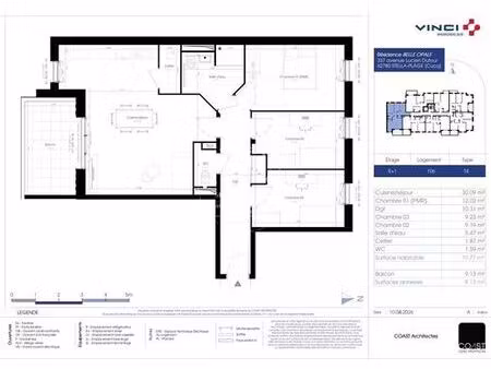appartement de luxe de 80 m2 en vente stella-plage  hauts-de-france