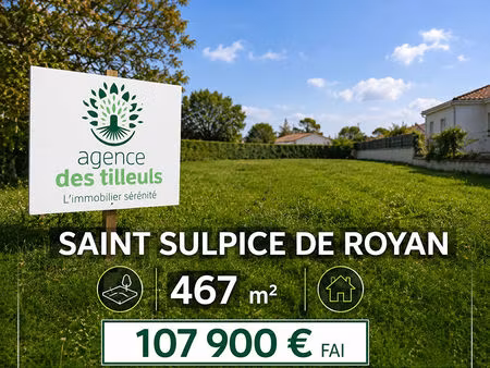 achat terrain 467m²
