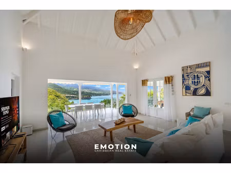villa 4ch vue mer / bouillante  guadeloupe