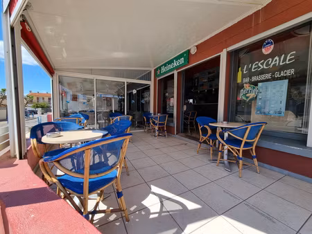restaurant-bar de 170 m2 saint pierre la mer 11560