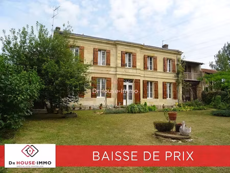 vente maison 8 pièces 210 m² à pugnac (33710)  339 000 €
