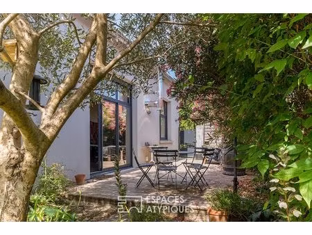 loft atypique avec jardin paysager  atelier d'artiste de plain-pied accessible pmr
