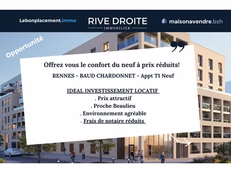 rennes - baud chardonnet - ideal investisseur - studio/t1