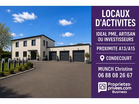 vente locaux professionnels 390 m² à condécourt (95450)  690 000 €
