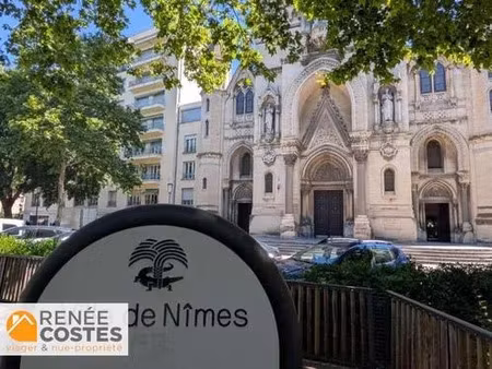 vente viager 3 pièces 80 m² à nimes (30000)  63 588 €