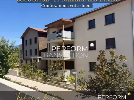 achat appartement 2 pièces 43m² st nazaire les eymes 38330