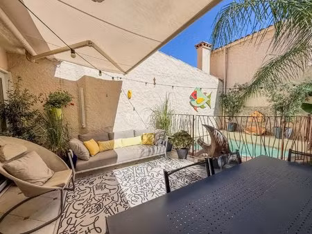 draguignan – superbe maison de ville de 131m² - 4 ch - avec piscine et terrasses