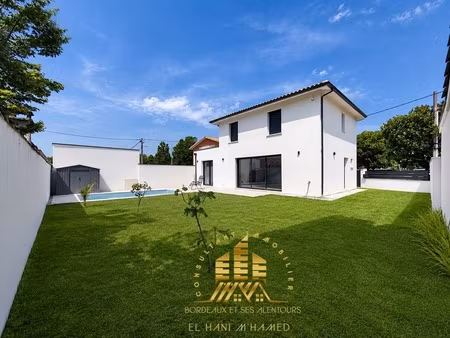 maison contemporaine de fin 2025 – 132 m² – 4 chambres – piscine – garage