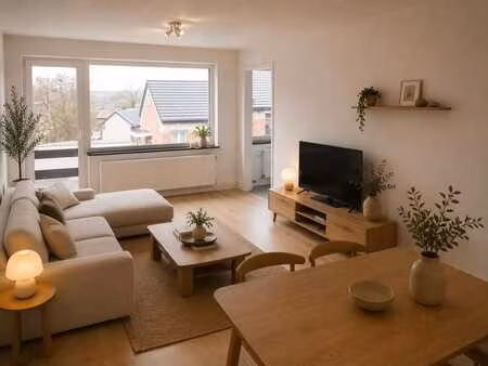 appartement 2 chambres lumineux à liège avec garage