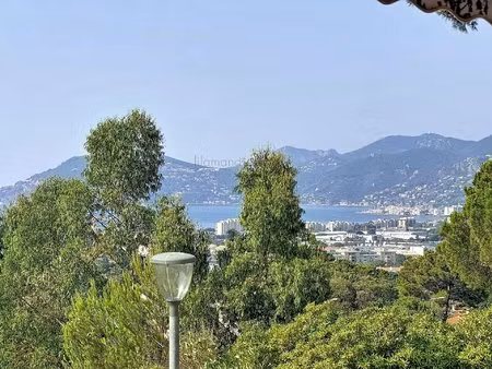 le cannet - appartement 3/4 pieces - terrasse vue mer panoramique