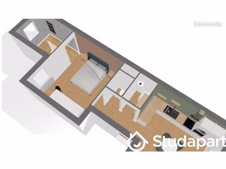 appartement 2 pièces 40 m²