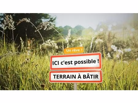 terrain à bâtir de 1392 m2. vue remarquable