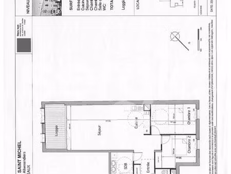 appartement type 3