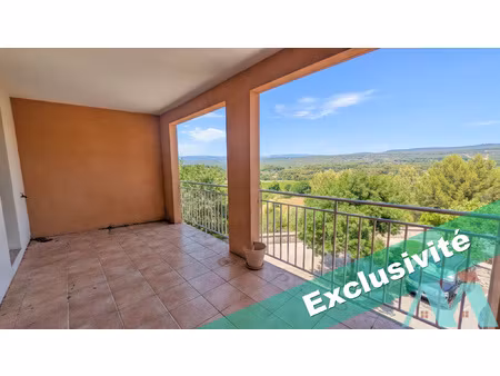 appartement t3 avec terrasse vue dégagée et garage