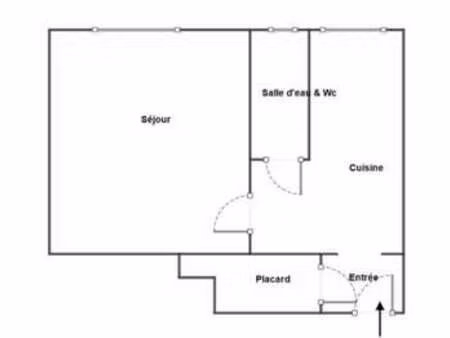 location appartement t1 à bagneux (92220) : à louer t1 / 25m² bagneux