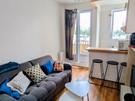 appartement meublé 2 pièces asnières avec balcon