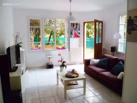 appartement f4 avec terrain et parking