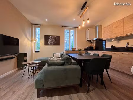 86dcl / 110 m² rénové  idéal pour 4 étudiants - saint-étienne bellevue