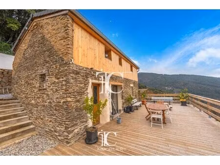 maison pierre bois vue exceptionnelle 6193m² de terrain