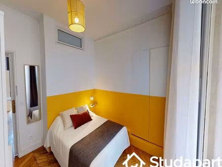 chambre 1 pièce 11 m²