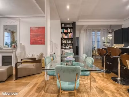 appartement t4 meublé 92 m² · 3 chambres · quartier des ternes 17e