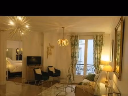 loue 2 pièces meublé 42m2 paris 16eme