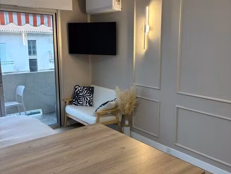 studio étudiant à louer à golfe-juan - septembre à mai - parking privé - meublé - proche g