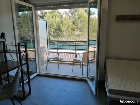 studio meublé 21m² – biot quartier st-philippe (06) – étudiant – disponible 29/08/2026