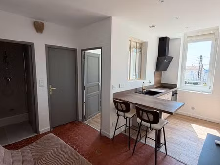 t2 26m² meublé rénové