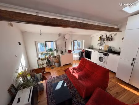 duplex 2 pièces meublé et rénové canal de l'ourcq - paris 19