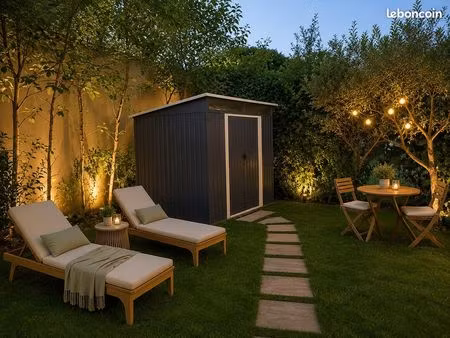 rare  vends appart t2 avec 50 m² de jardin