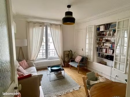 vends charmant 3 pièces - 54m² - belleville (paris 20)