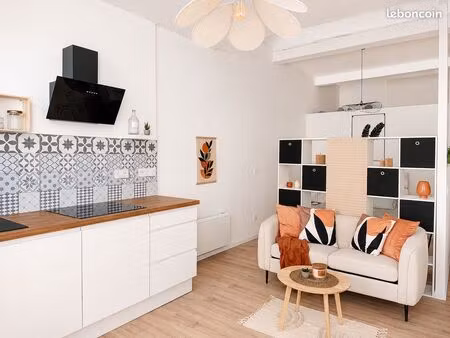 t1 bis 33m² entièrement rénové - dpe c - 74.000