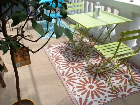 t2 meublé/balcon/terrasse/garage/parking/jardin