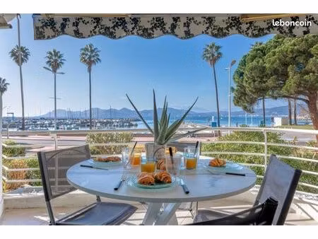 appartement cannes croisette  palm beach  vue mer