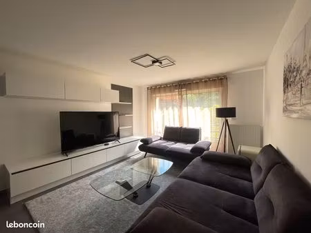 magnifique t4 meublé de 102 m² – terrasse  jardin privatif  cave et 2 parkings