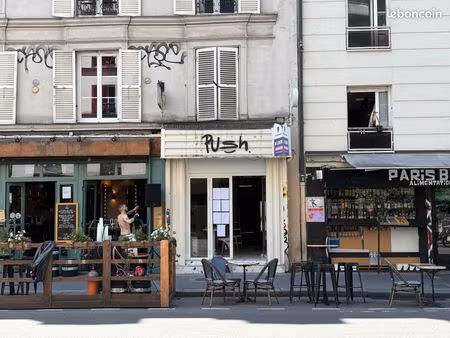 restaurant avec licence 4 pour avec activité bar – gaine 400 – oberkampf