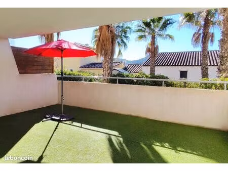 hyères aufrène – t3 plain-pied 67m²  terrasse sud 28 m² + garage