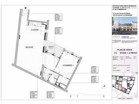 appartement 2 pièces 49 m²