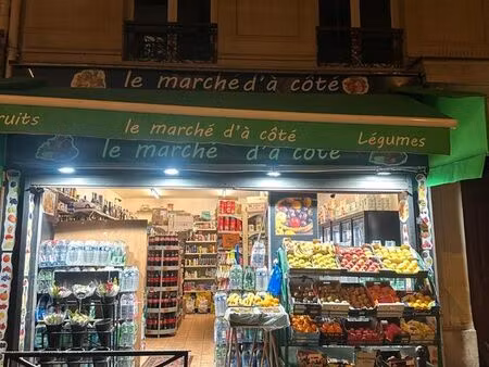 vente fonds de commerce - épicerie quartier dynamique à paris 9e