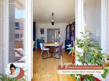 appartement 3 pièces 77 m²